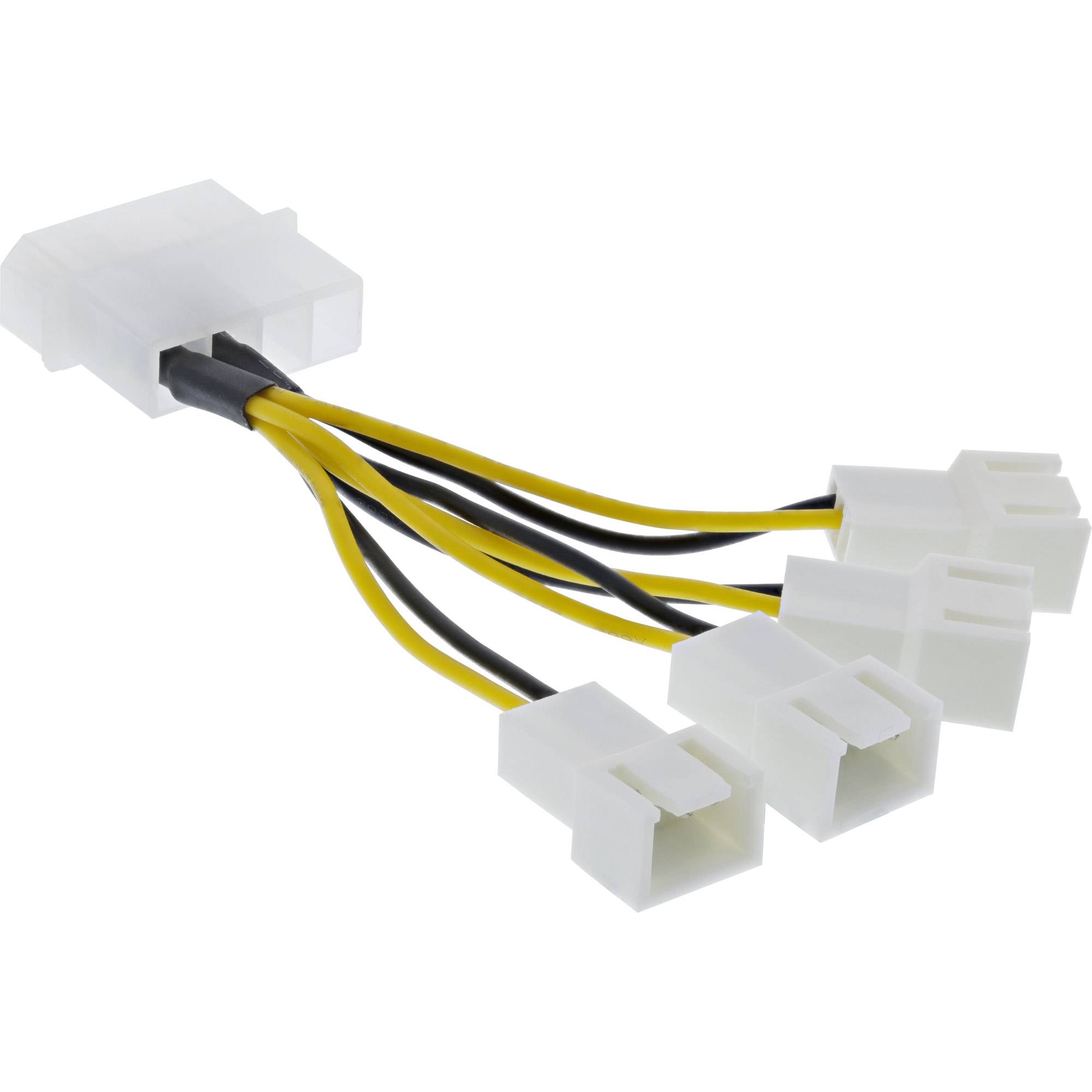 Cavo adattatore per ventole InLine - 4 ventole a 3 pin. a 13,34 cm (5,25")-1