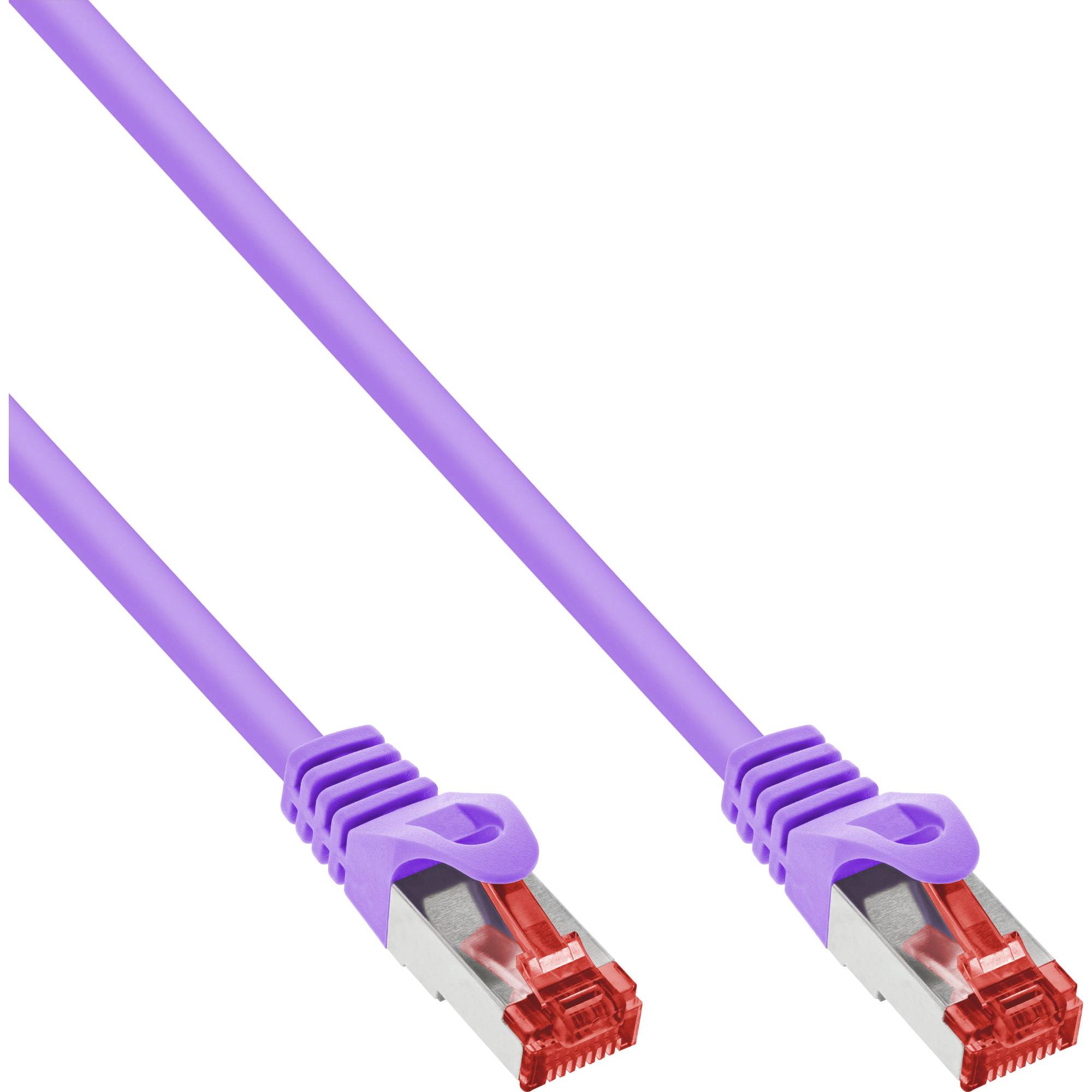 InLine Patchkabel - S/FTP (PiMf) - Cat.6 - 250MHz - PVC - Kupfer - violett - 5m-0