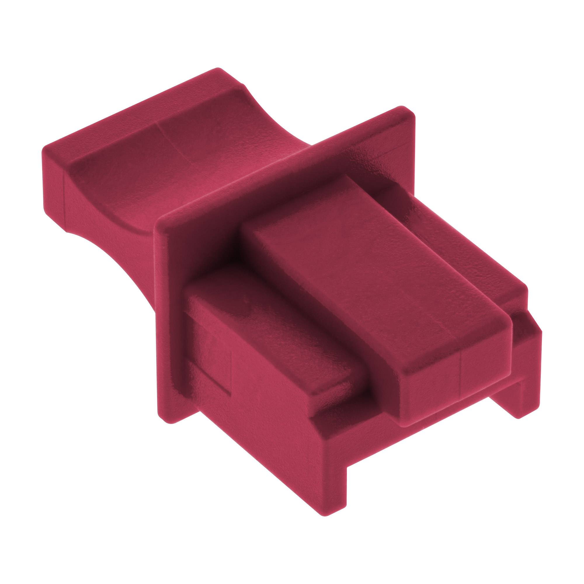INLINE - Protezione antipolvere per presa RJ-45 - Rossa (confezione da 10)-1