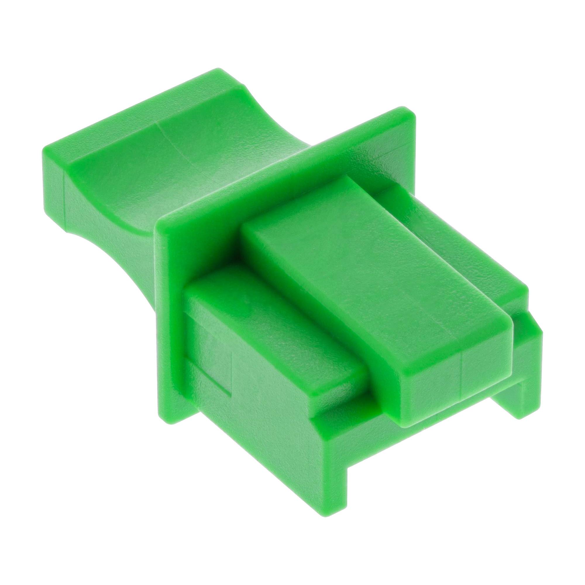 InLine - Copertura antipolvere per presa RJ-45 - Verde (confezione da 10) (59942H)-1