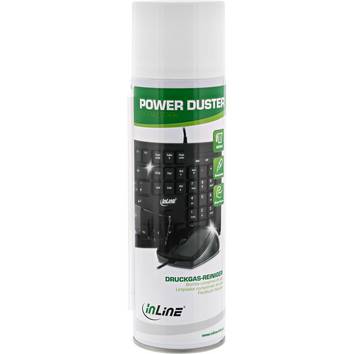 InLine Power Duster, bomboletta spray "extra forte" per gas compressi da 400ml