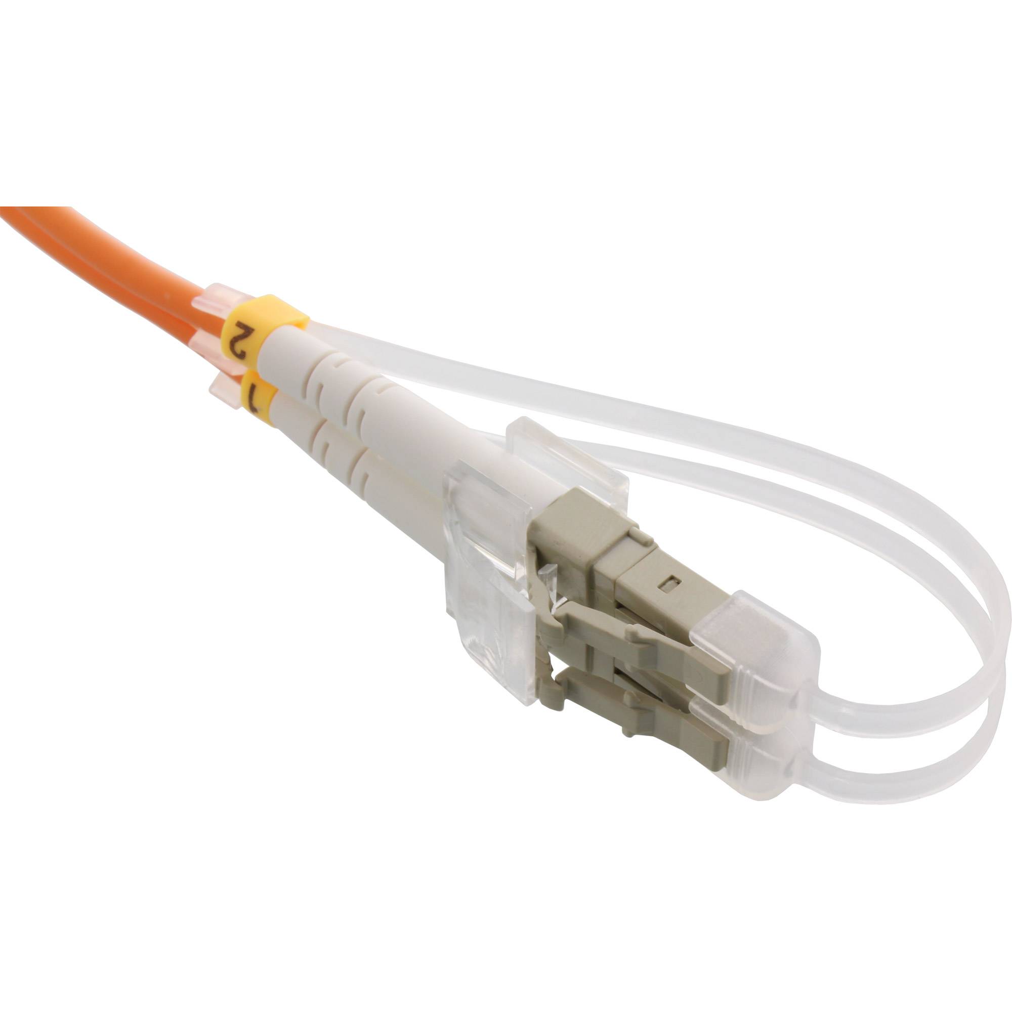InLineÃ‚Â® 10er Pack InLineÃ‚Â® Staubschutz, fÃƒÂ¼r LWL LC-Stecker, Staubschutz und Schutz gegen Kratzer fÃƒÂ¼r LWL Kabe-1