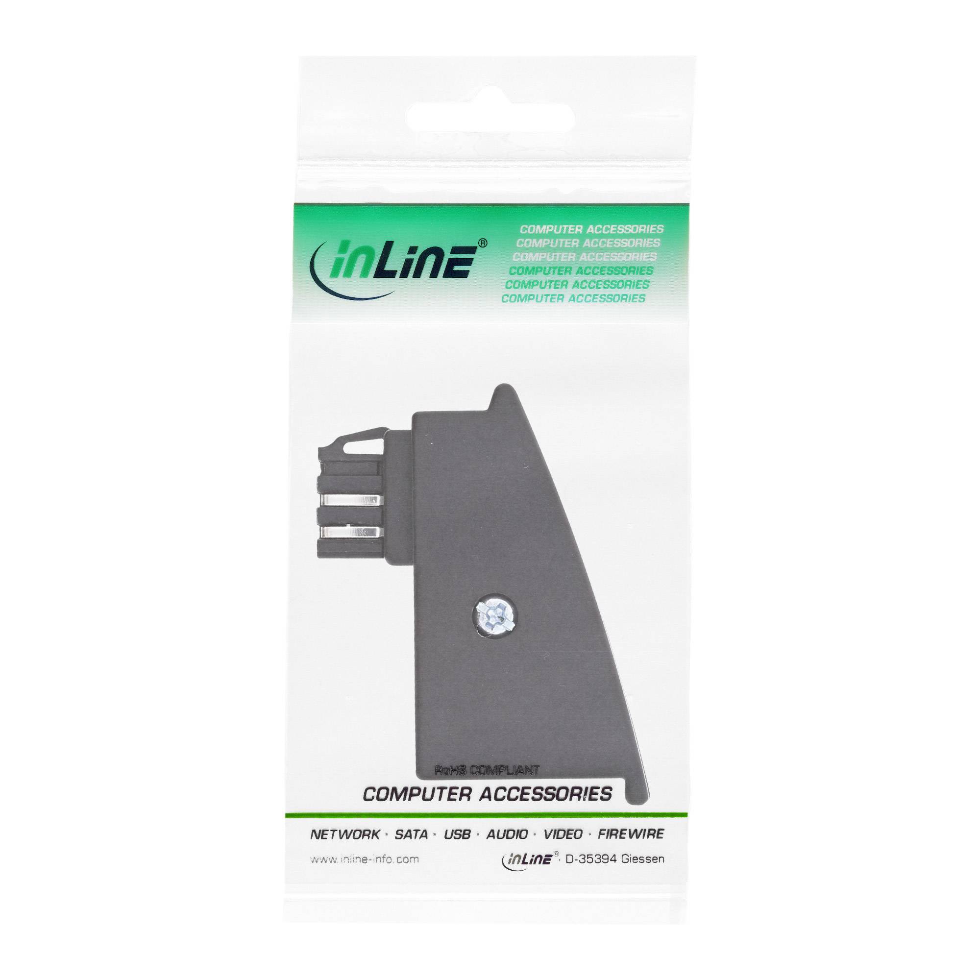 InLine TAE-F Adapter - TAE-F Stecker auf RJ45 Buchse - 8P2C für Fritzbox-1