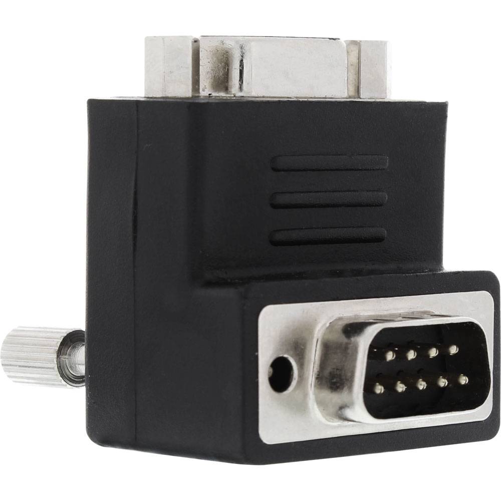 Adattatore Sub-D 9pin maschio / femmina, angolato 90°, Mini-Gender-Changer-1