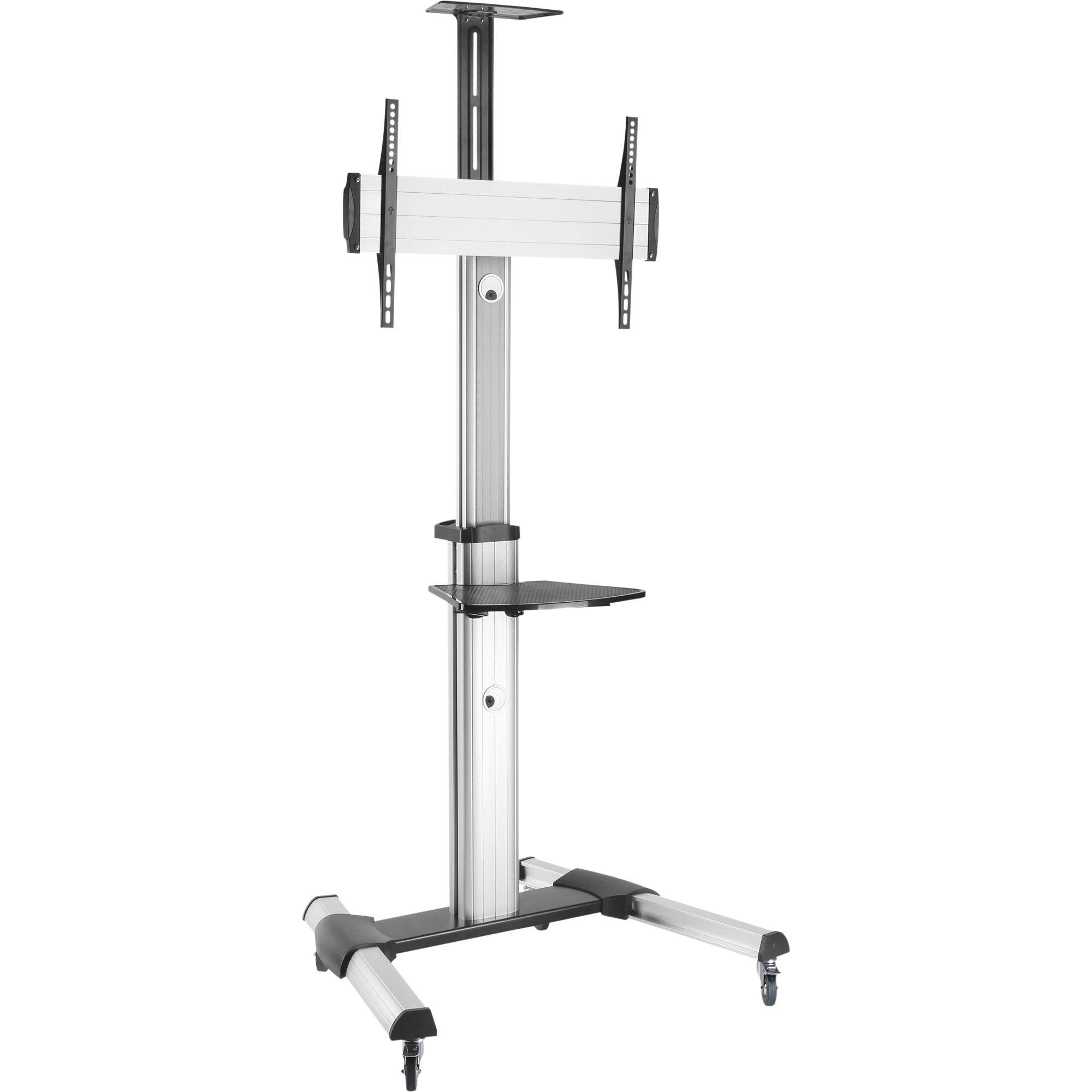 InLine 23170A 177,80cm (70") Schwarz - Silber Flachbildschirm-Bodenhalter (23170A)-0