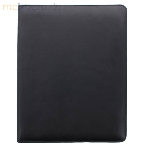 Cartella portadocumenti Alassio CREMONA in pelle 26x2x31,5 cm A4 nero 43006-0