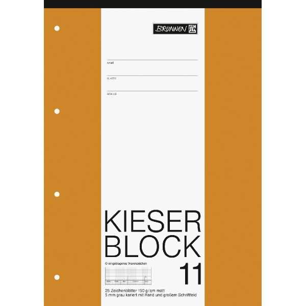 BRUNNEN Workpads Blocco da disegno Kieser A4 quadrato 25B DIN A4 quadrato-0