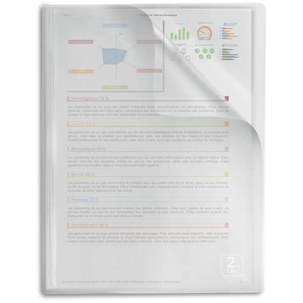 ELBA Sichtbuch "2nd Life", DIN A4, 20 Hüllen, PP, farblos Cover aus 100% recyceltem PP, Hüllen aus PP, glasklar - 1 Stüc-0
