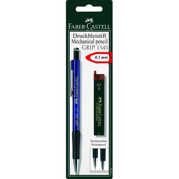 Faber-Castell Grip 1345 portamine B 2 pz (Faber-Castell GRIP 1335 - mekanisk bly)-0