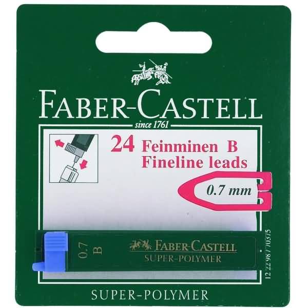 Faber-Castell 122298 mina B Nero (Faber Castell Feinmine Super-Polymer 0)