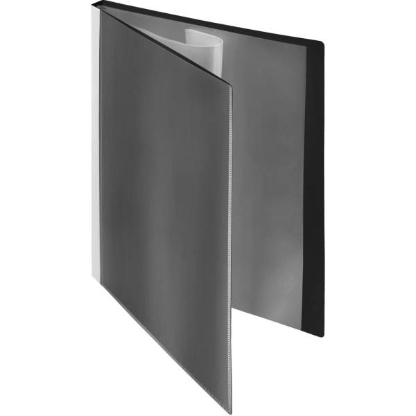 Quaderno espositore FolderSys, 50 tasche DIN A4 nero-0