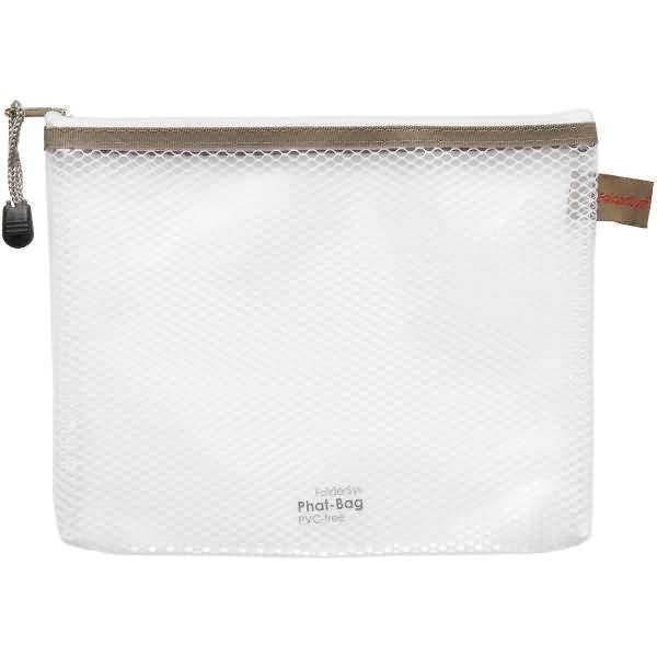 Borsa con cerniera FolderSys 22 cm x 17,3 cm trasparente