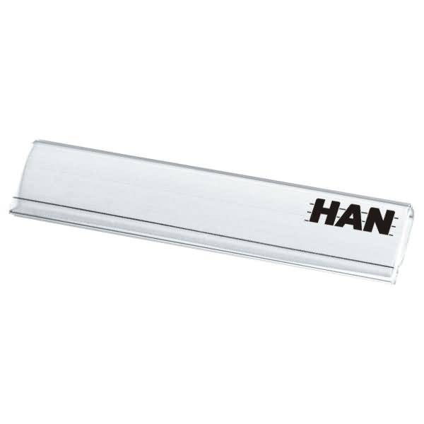 HAN Beschriftungsschilder mit Clip transparent - 10 Stück-0