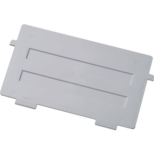 helit Stellbrettchen für Karteikasten A6 quer, lichtgrau gepackt zu 2 Stück - 2 Stück (H7207982)-0