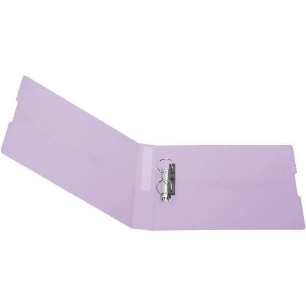 Raccoglitore ad anelli Herlitz a 2 anelli DIN A4 3,8 cm viola-trasparente-1