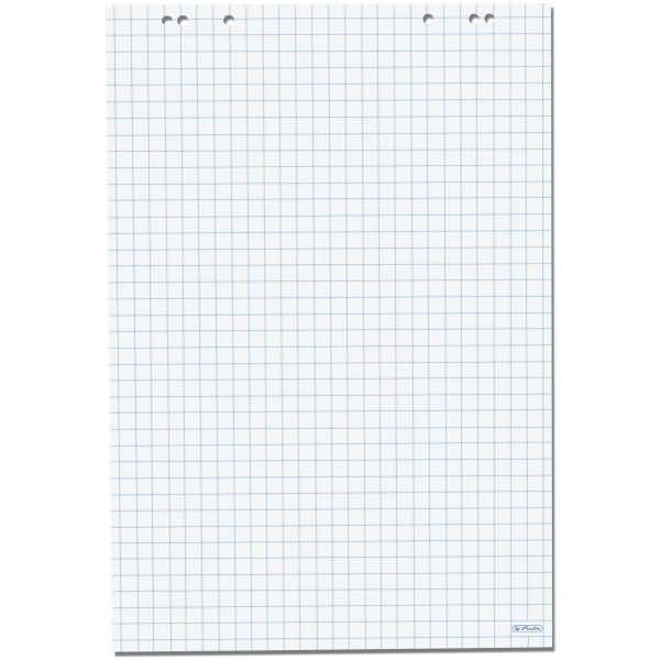 Blocco per lavagna a fogli mobili Herlitz 20 fogli a quadretti 680 x 990 mm 80 g/m senza legno con microperforazione arr-0