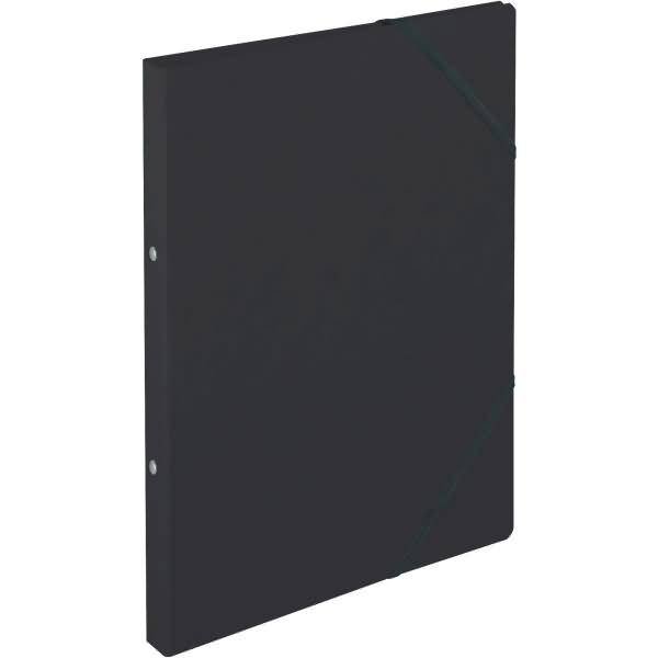 herlitz Ringhefter easyorga, A4, Karton, schwarz 2-Ring-Mechanik, Rückenbreite: 25 mm, Füllhöhe: 14 mm, - 5 Stück (11254-0