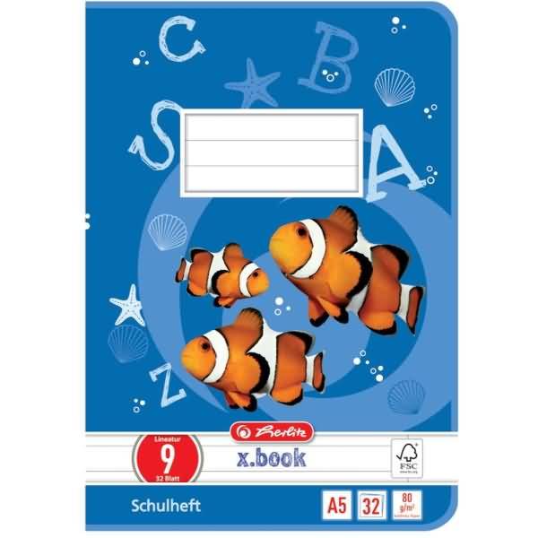 quaderni herlitz libretto herlitz A5 lin.RD Lin 09 a righe DIN A5 32-0