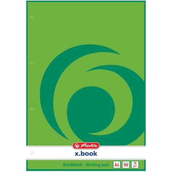 Blocco lettere Herlitz Blocco lettere Herlitz A4 gel.vuoto DIN A4 vuoto-0