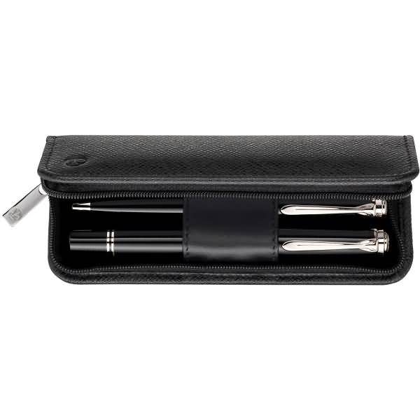 Custodia in pelle martellata Pelikan 958025, nera-1