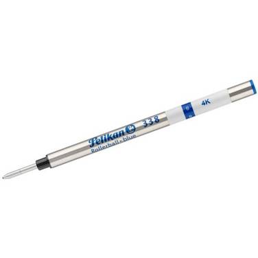 Pelikan 977470 Penna roller 338, punta larga, blu,