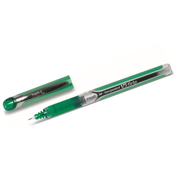 Penna Roller V5 Grip Pilot - 0,5 mm - 006733 (Verde)-0