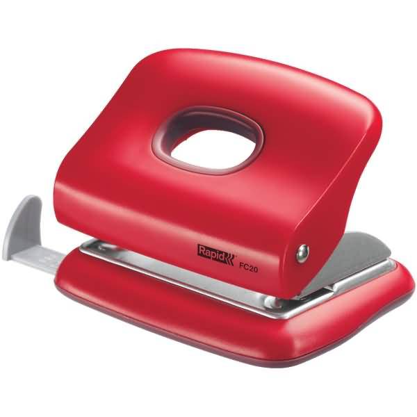Rapid FC20 perforatore e accessori 20 fogli Rosso-0