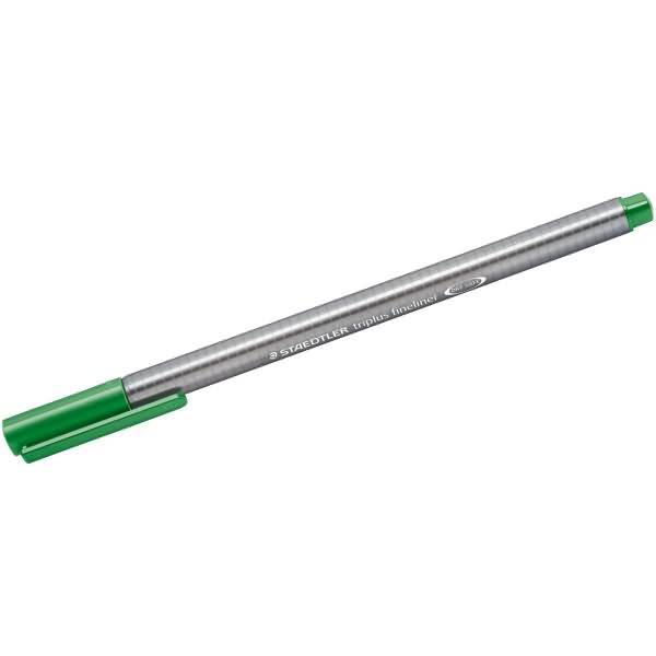 Triplus Fineliner punta 0,3mm verde prato Staedtler (Conf.10)-0