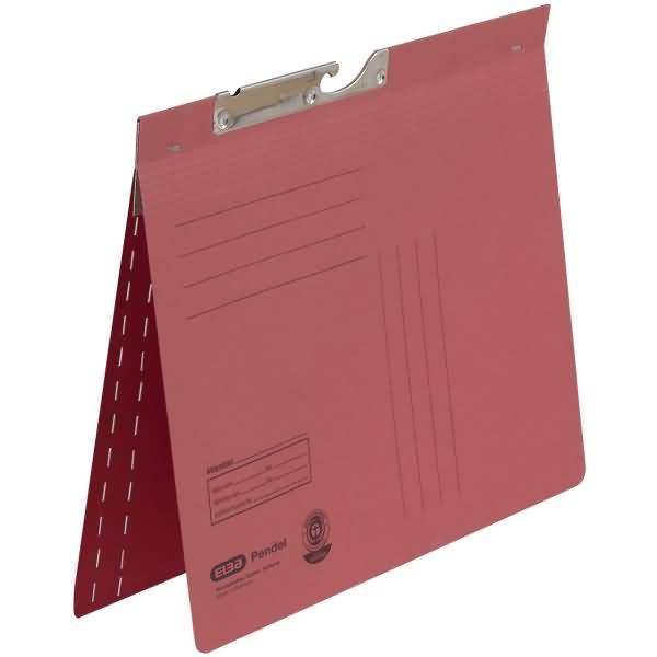 ELBA Pendelhefter, DIN A4, Manilakarton, 250 g-qm, rot - für den Markt: D - L - A - CH - 50 Stück (90451 RO)-0