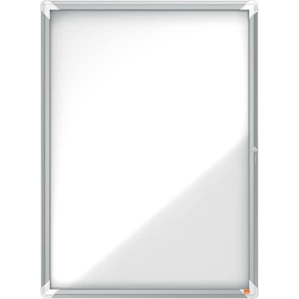 Bacheca Magnetica per Esterni Nobo - 9xA4 - 100x75,2 cm - 1902580 (Alluminio)-1