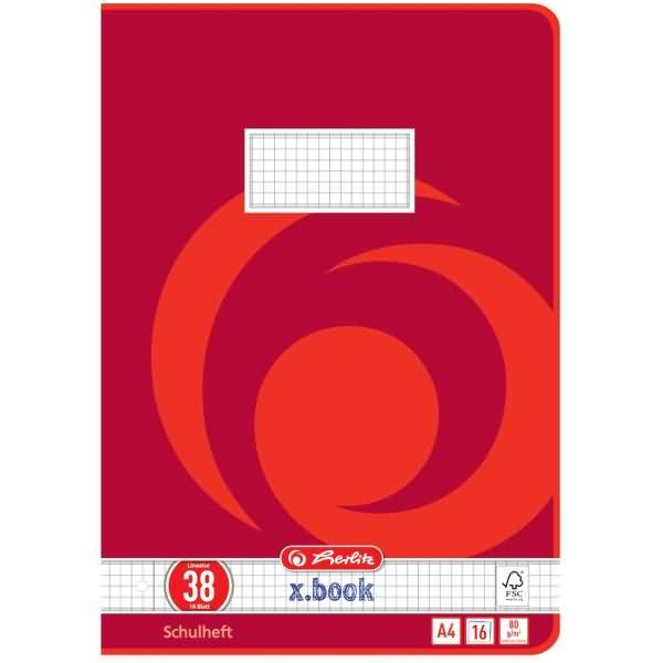 Quaderni Herlitz Quaderno Herlitz A4 quadrato Lin 38 quadrato DIN A4 16-0