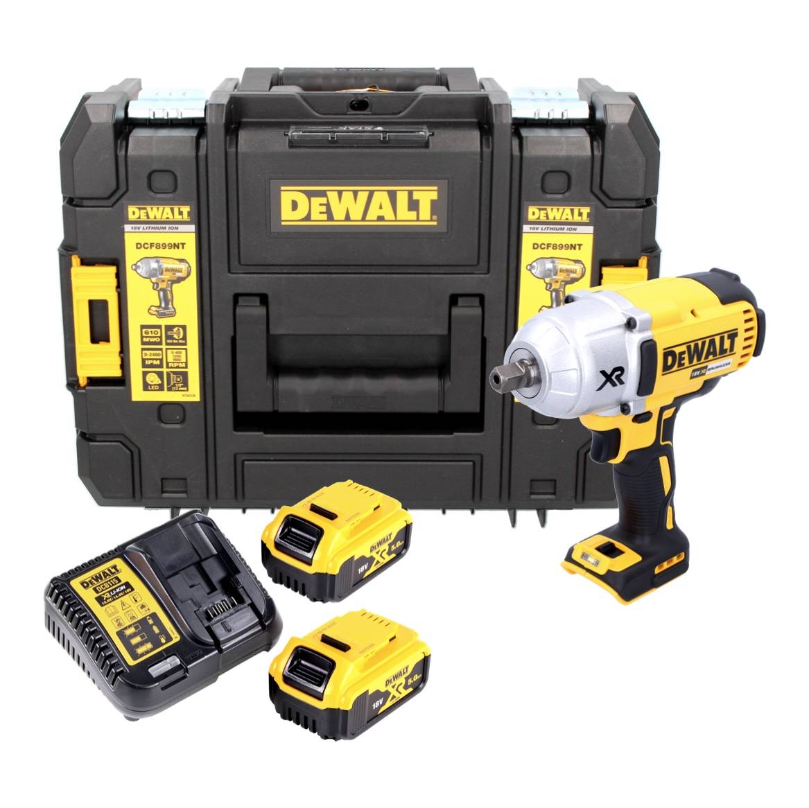 DeWALT DCF899P2-QW - Schlagschrauber - schnurlos - 610 W - 3 Geschwindigkeiten - 1/2" -Vierkantantrieb 12,7 mm - 950 N·m-1