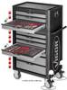 Vigor V1970 VIGOR 1000 carrello da officina con incluso modulo di estensione 101 kg