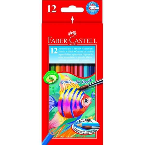 Faber-Castell 114413 matita di grafite 12 pz (Faber-Castell - farvet blyant [pakke m)-0