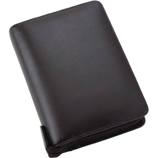 agenda per appuntamenti bind. Agenda per appuntamenti bind A6 in pelle nera-1