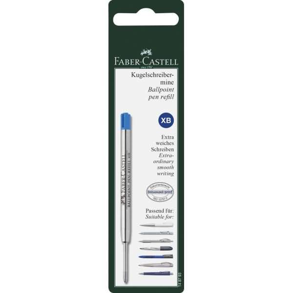 Refill per Penna a Sfera a Scatto Poly Ball Faber Castell - 0,7 mm - 148793 (Blu)-0