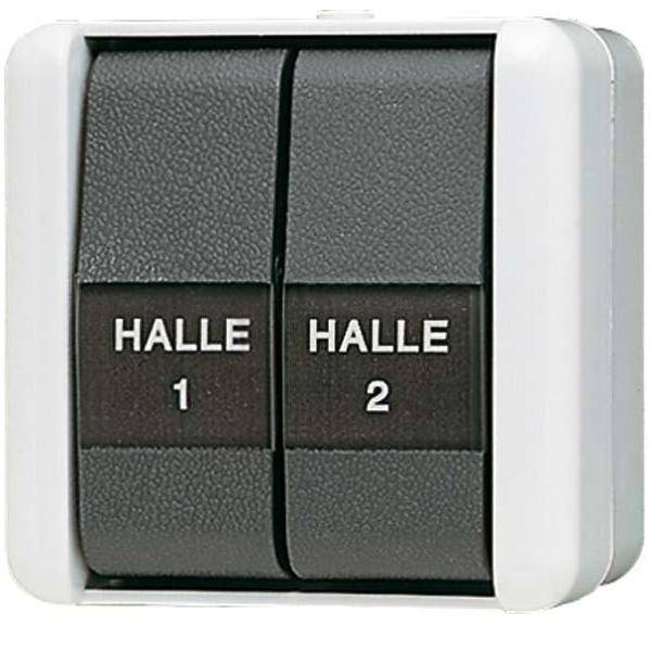 Jung 805 NAW Elektroschalter 1P Schwarz - Weiß (805NAW)-0