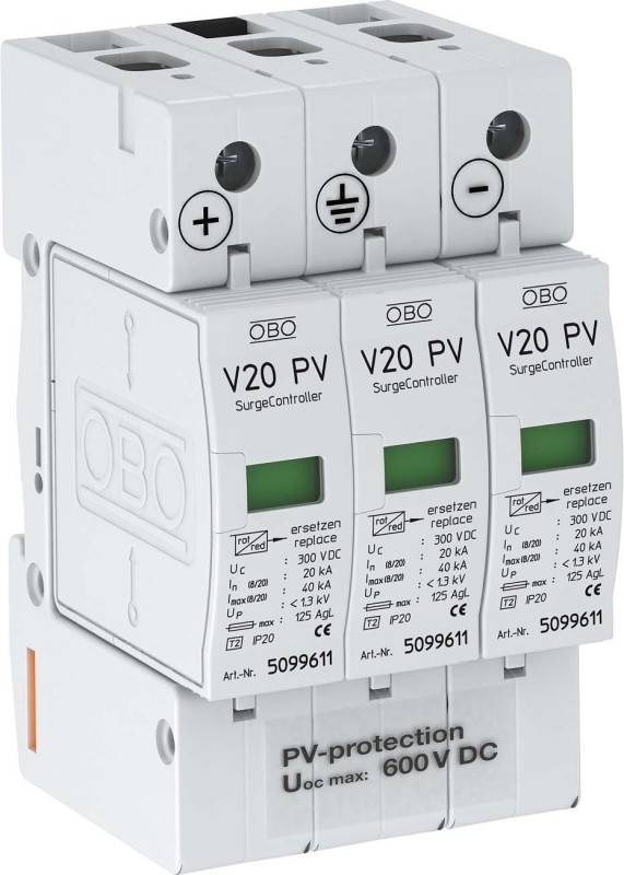 PV-UEberspannungsableiter V20-C3PH-600 SurgeController 3polig Typ2 (5094605)-0