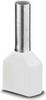 Doppio-Puntale con collare in plastica AI-TWIN 2X 0,5-10 WH 100Pz.