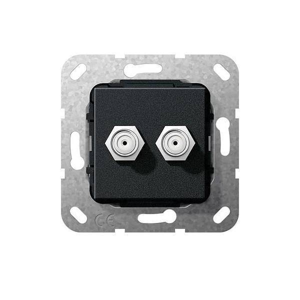 GIRA Schalterserien. Produktfarbe: Schwarz (565110)-0