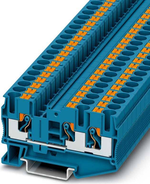 50x Phoenix Contact Morsetto di passaggio 32 11 48 5 | PT 6-TWIN BU | 3211485