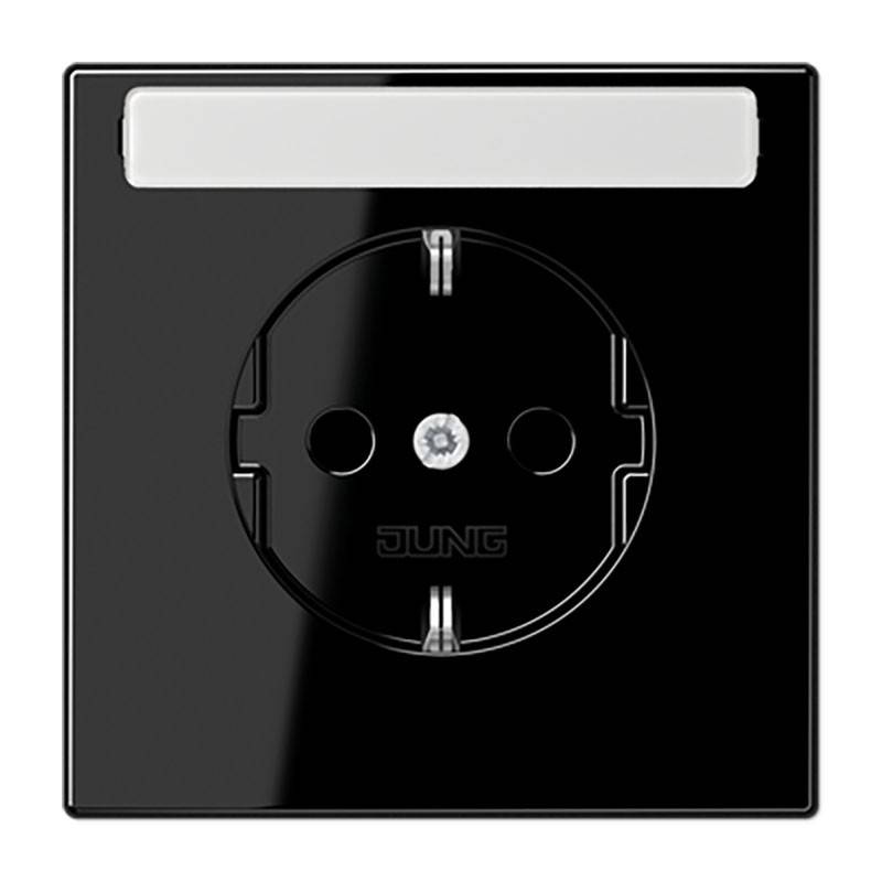 JUNG LS 1520 NA SW Steckdose Typ F Schwarz (LS1520NASW)-0