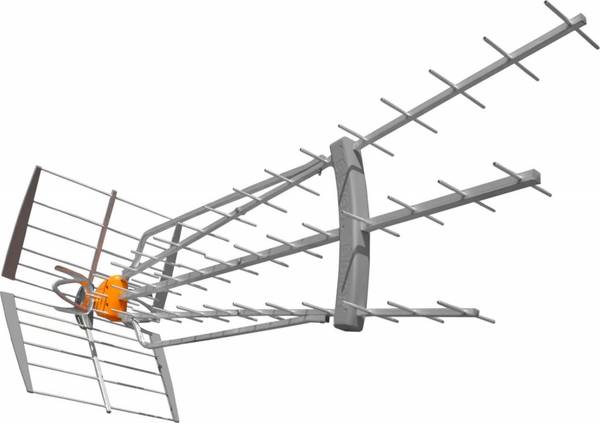 Televes DAT BOSS antenna televisiva Esterno 19 dB (TELEVES Antenna DAT Boss LR UHF K21-48)