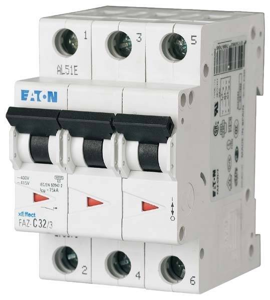 Interruttore magnetotermico EATON FAZ-D25/3-0