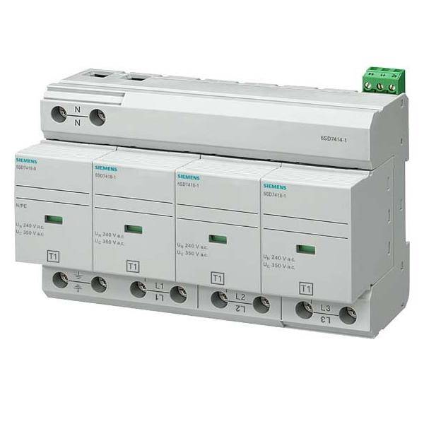 Scaricatore Di Sovratensione 4P Classe T1/T2 20-50kA, Protezione Da Fulmini Per Impianti Fotovoltaici E Quadri Elettrici, Dr.Volt 5064