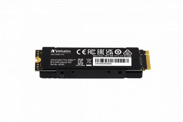 SSD M.2 interno da 4 TB PCIe 4.0 NVMe con dissipatore di calore