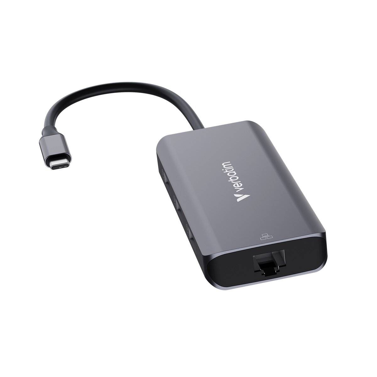 Hub multiporta Verbatim USB-C Essentials 6 porte RJ45, HDMI, USB-C PD, 3 x USB-A 3.2 Gen 1-1