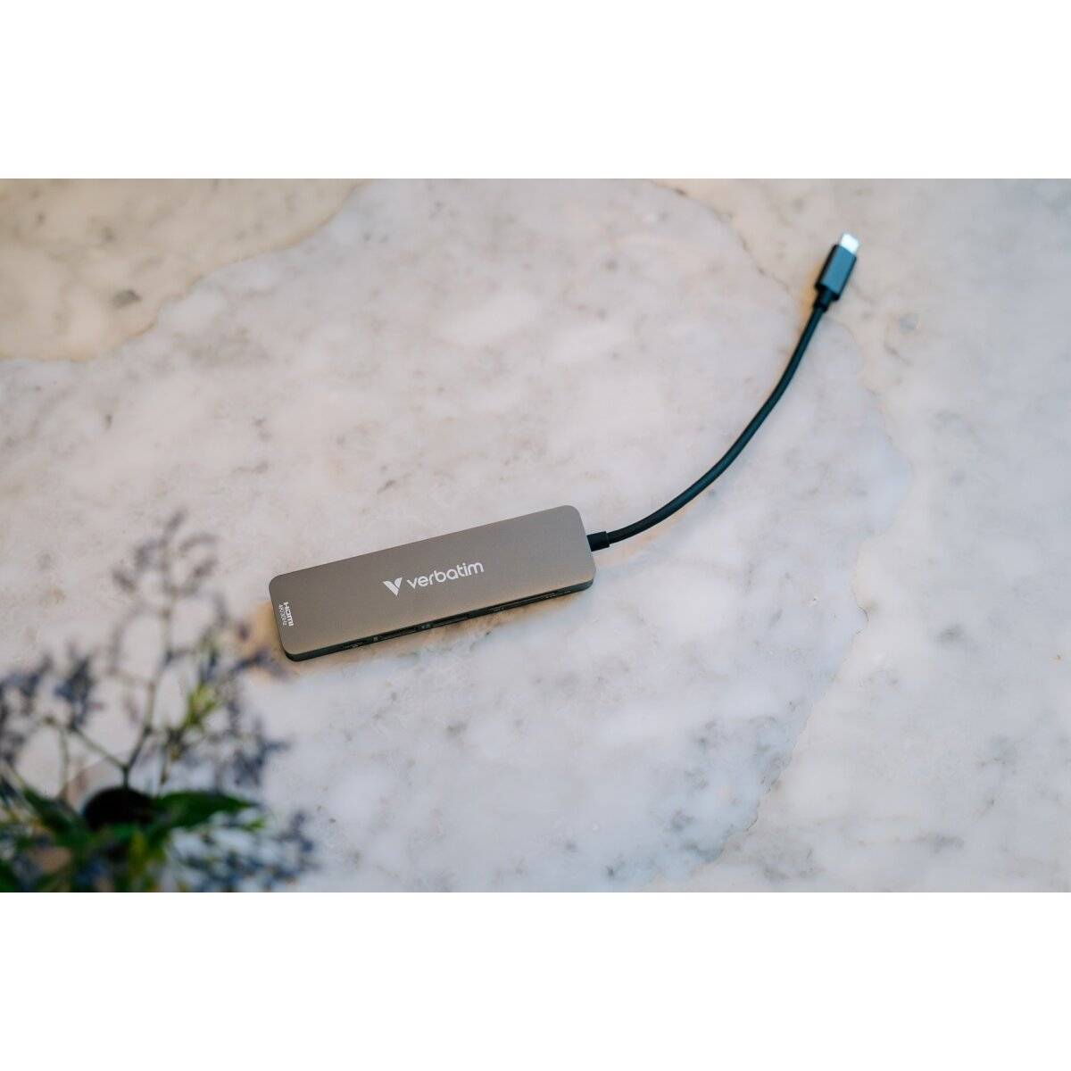 Hub multiporta Verbatim USB-C Essentials con 6 porte HDMI, USB-C PD, USB-A 3.2 Gen 1, USB-A, SD e microSD-3