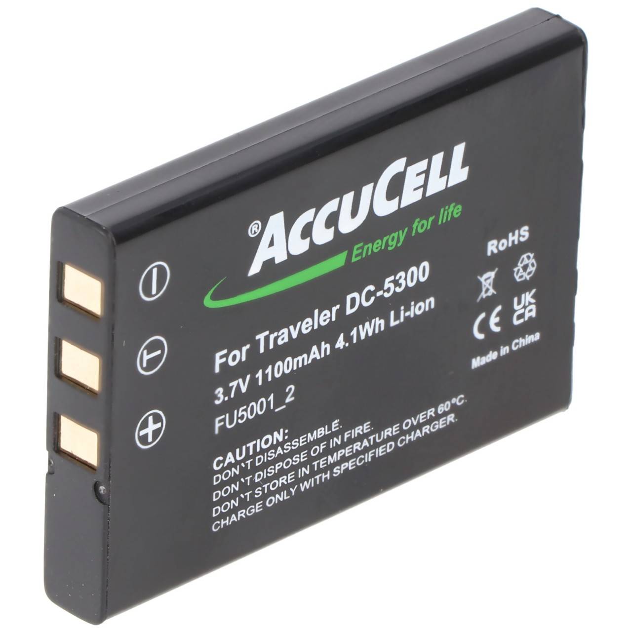 Batteria adatta per FALK X-Series, CP-FU-NP60-1100CM, CPF-1035, 900mAh-0