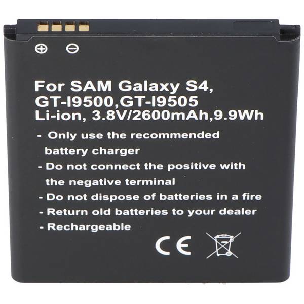 Batteria replica adatta per Samsung Galaxy S4 Batteria Galaxy S4 Active, Samsung Galaxy S4 LTE+, Samsung GT-I9295,...